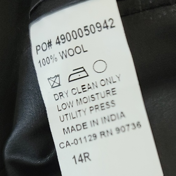 Michael Kors Boys Youth Black Blazer Jacket Suit Coat Formal Size 14R - Picture 12 of 12